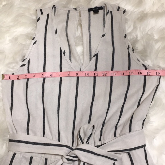 Anthropologie | Drew Black/White Stripes Jumpsuit - Picture 6 of 16